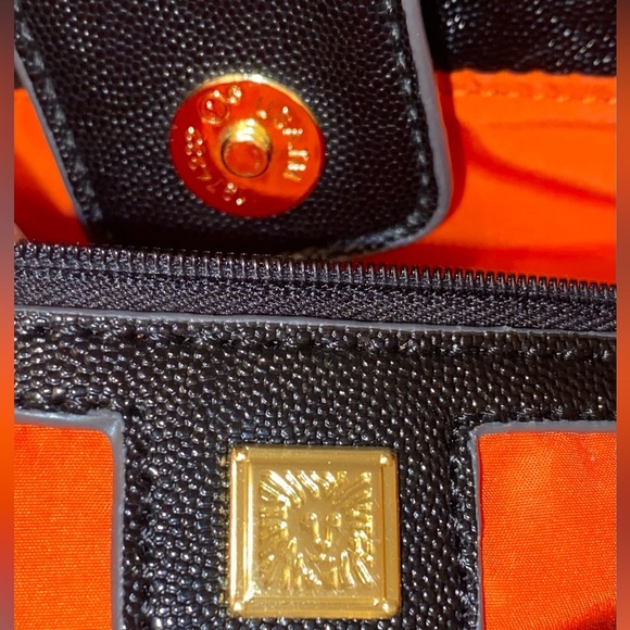 Anne Klein Cheetah Print Shoulder Bag-Purse-Tote Double Straps Gold Accents - Picture 10 of 12